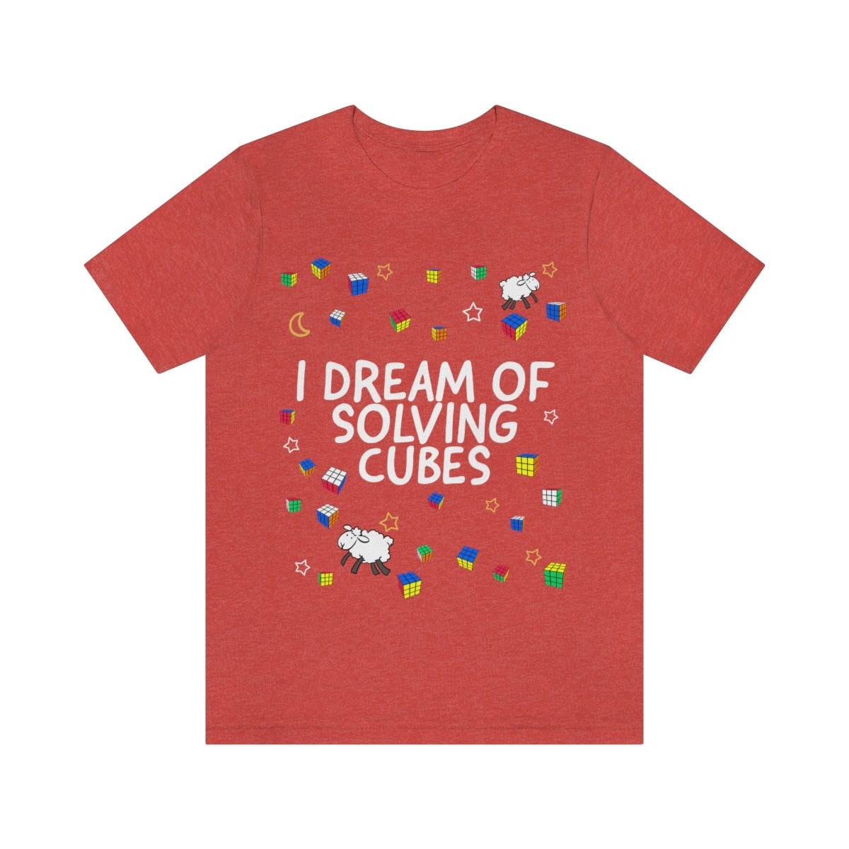 I Dream of Solving Cubes Shirt (Adult Sizes) Rubik's Cube Shirt - Image 11