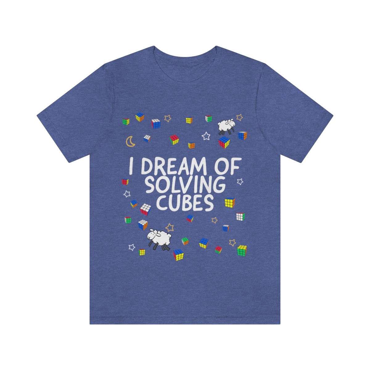 I Dream of Solving Cubes Shirt (Adult Sizes) Rubik's Cube Shirt - Image 8