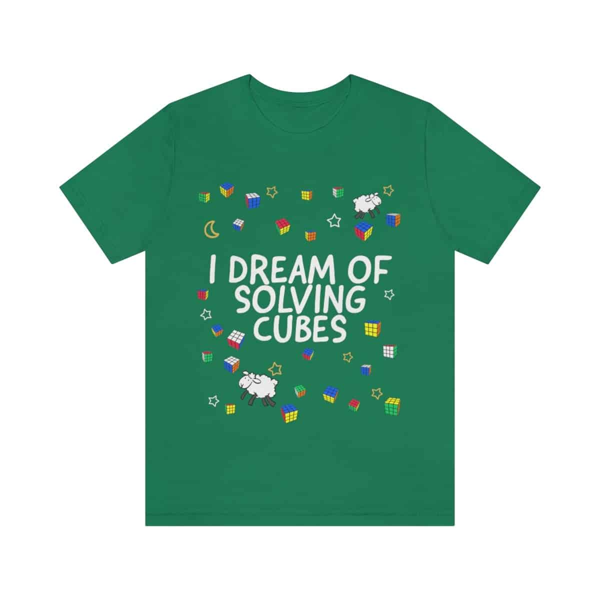 I Dream of Solving Cubes Shirt (Adult Sizes) Rubik's Cube Shirt - Image 6