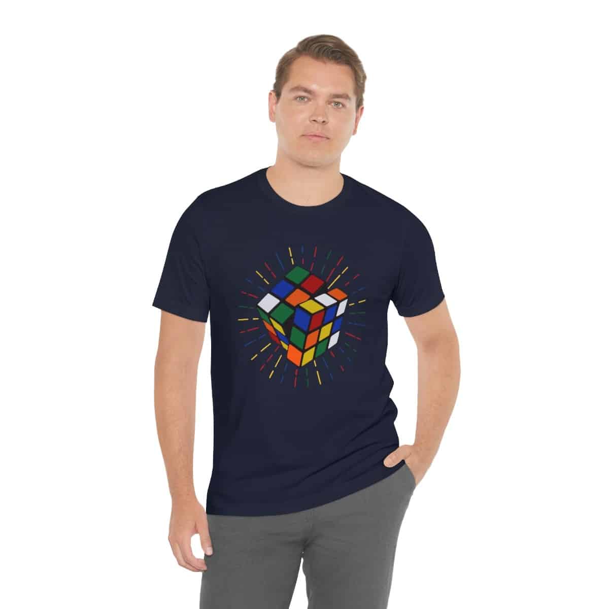 Radiating cube - Rubik's Cube Shirt (Adult Sizes) - Image 8