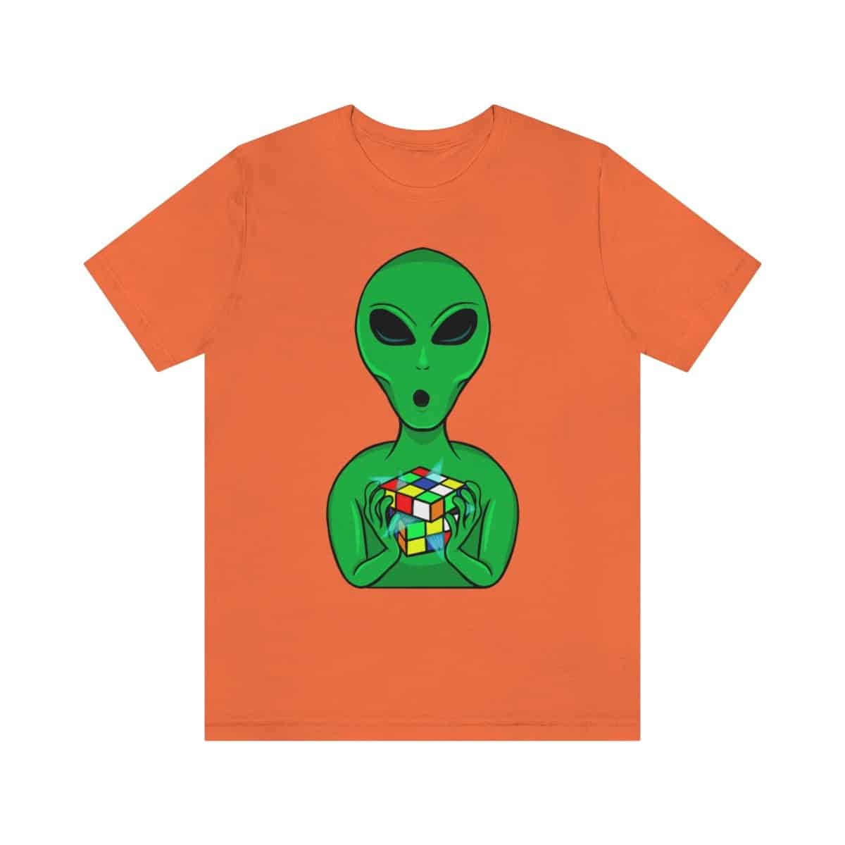 Alien Rubik's Cube Shirt (Adult Sizes) - Soft Cotton T-Shirt, Fun Gift, Multiple Colors Available - Image 3