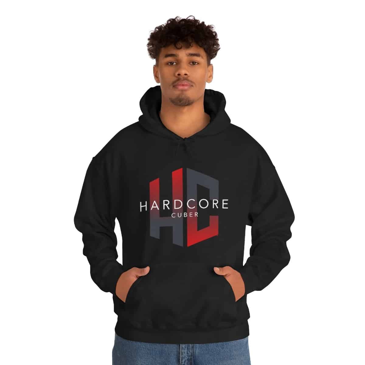 Hardcore Cuber - Rubik's Cube Hoodie Sweatshirt - Adult - Image 3