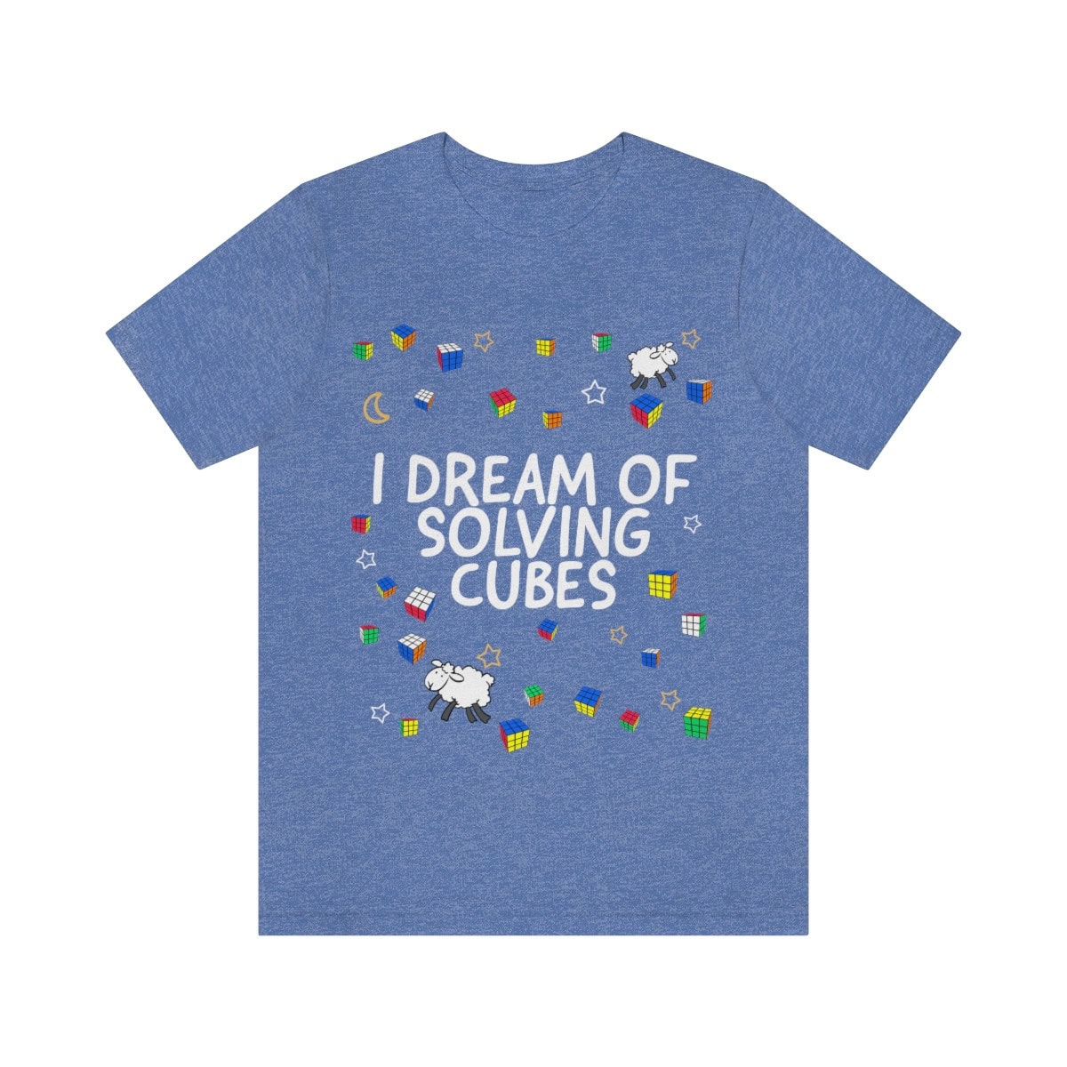 I Dream of Solving Cubes Shirt (Adult Sizes) Rubik's Cube Shirt - Image 7