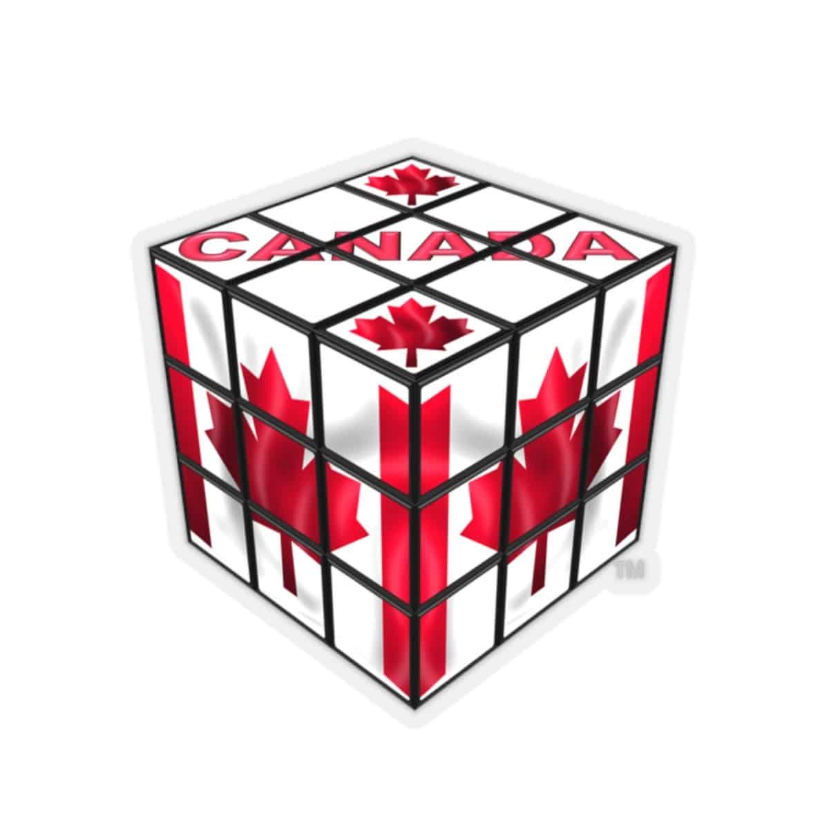 Canada Rubik's Cube Sticker - Image 3