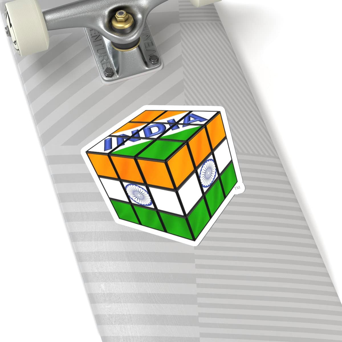 Indian Flag Rubik's Cube Sticker - Image 21
