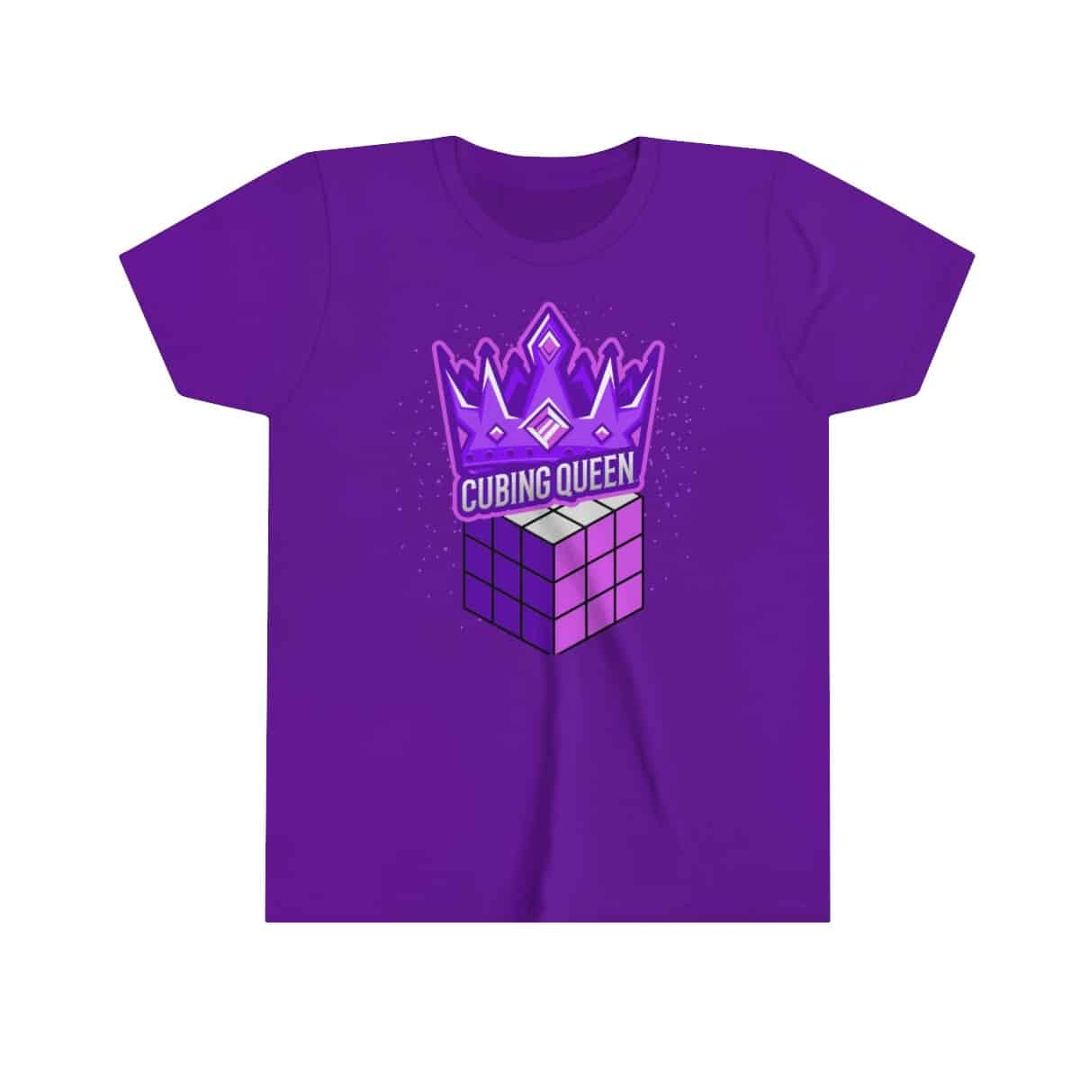 Cubing Queen (Youth Sizes) - Rubik's Cube T-Shirt