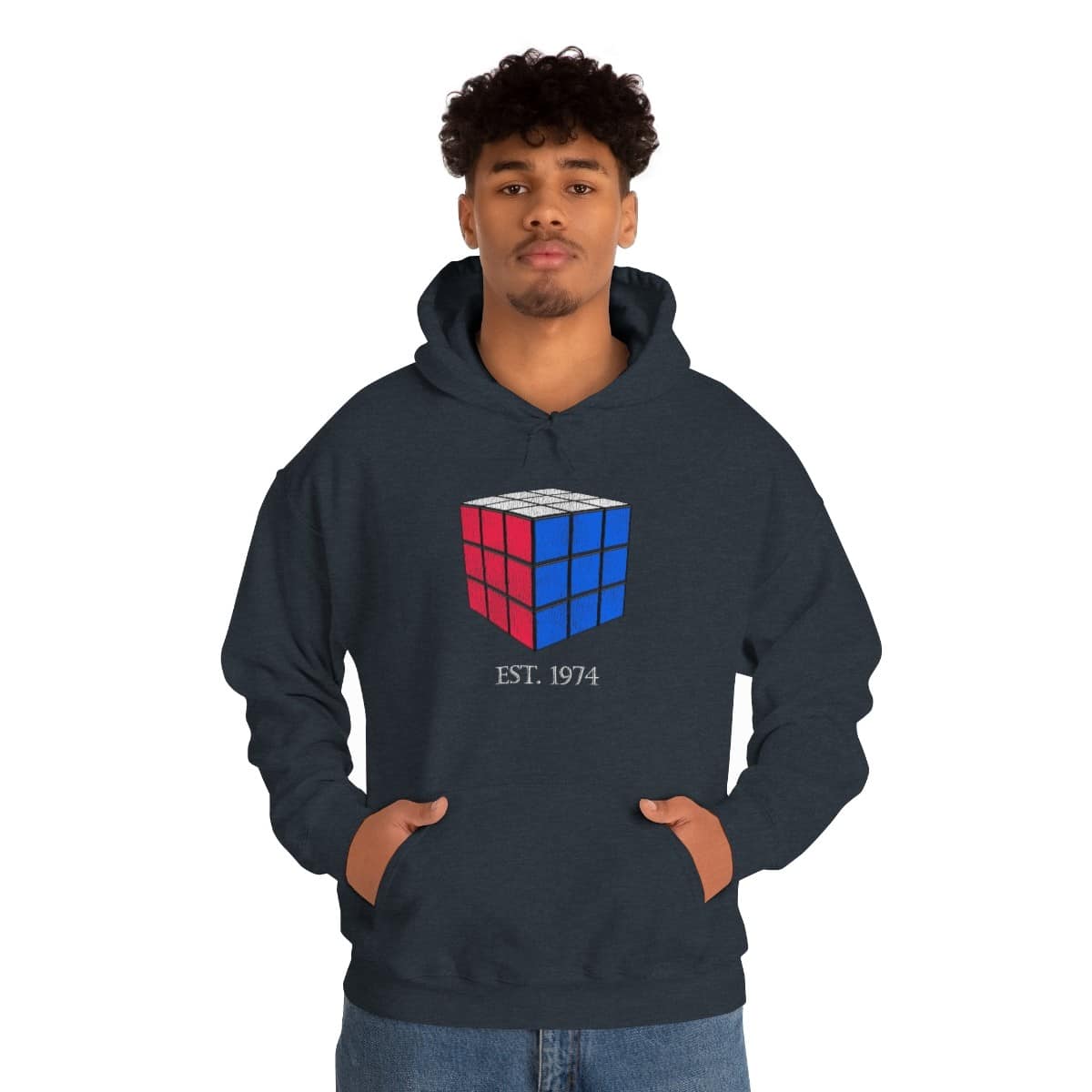 Rubik's Cube Est. 1974 - Rubik's Cube Hoodie Sweatshirt - Adult - Image 35