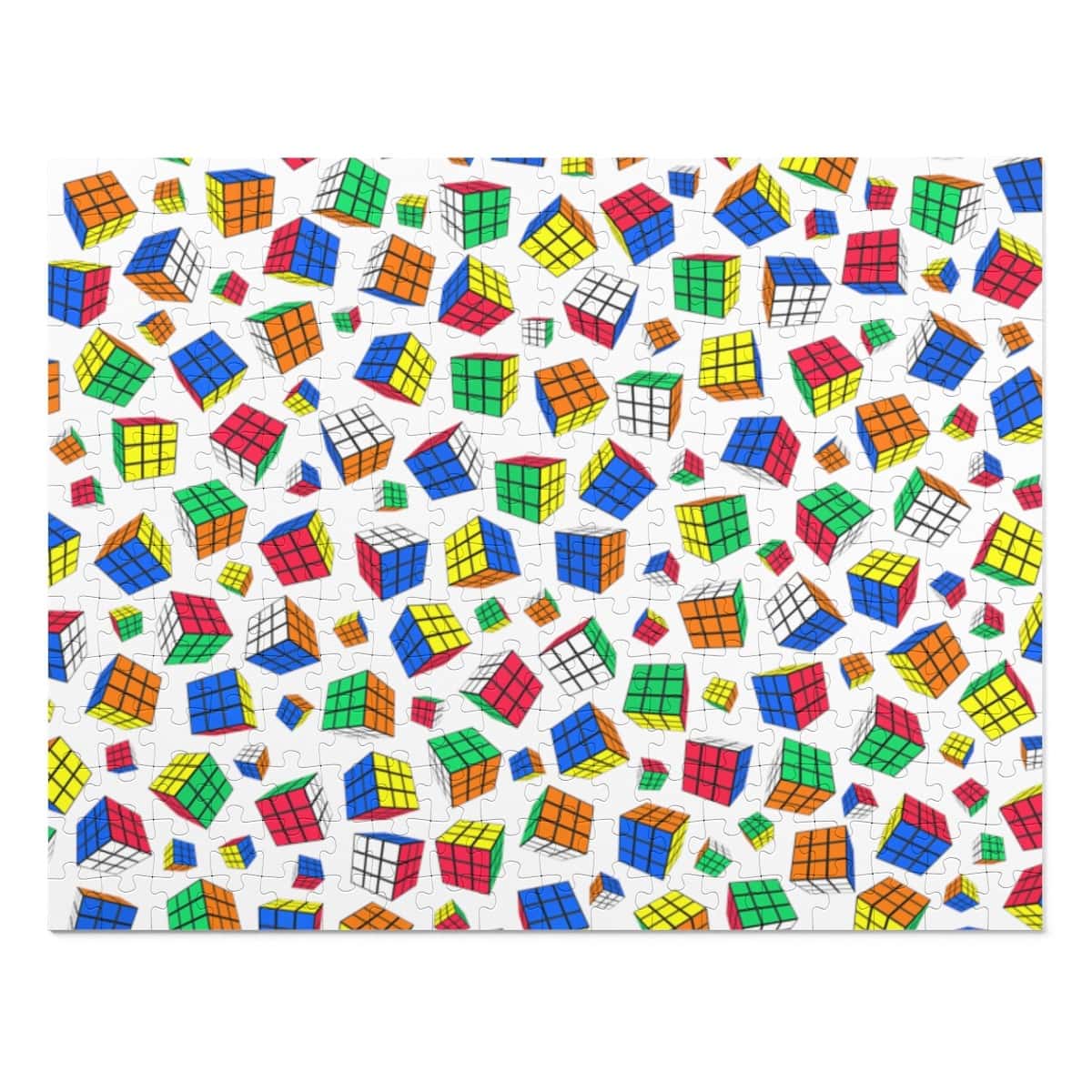 Rubik's Cube Jigsaw Puzzle - 252-500-1000 Piece - Intermediate Edition - Image 4