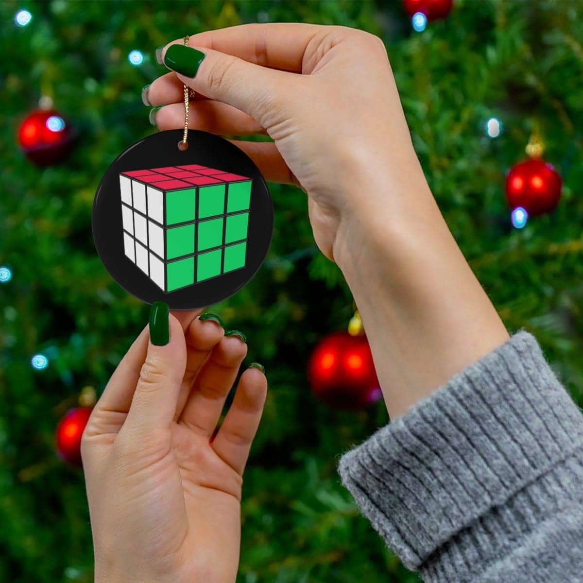 Rubik's Cube Ornaments Two Sided - Image 4