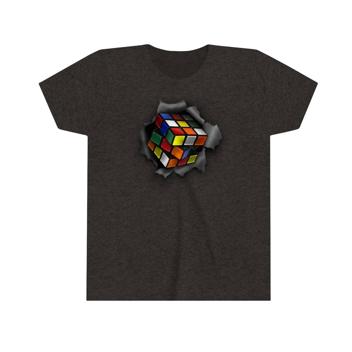 Rubik's Cube Shirt Cube Bursting Through Youth