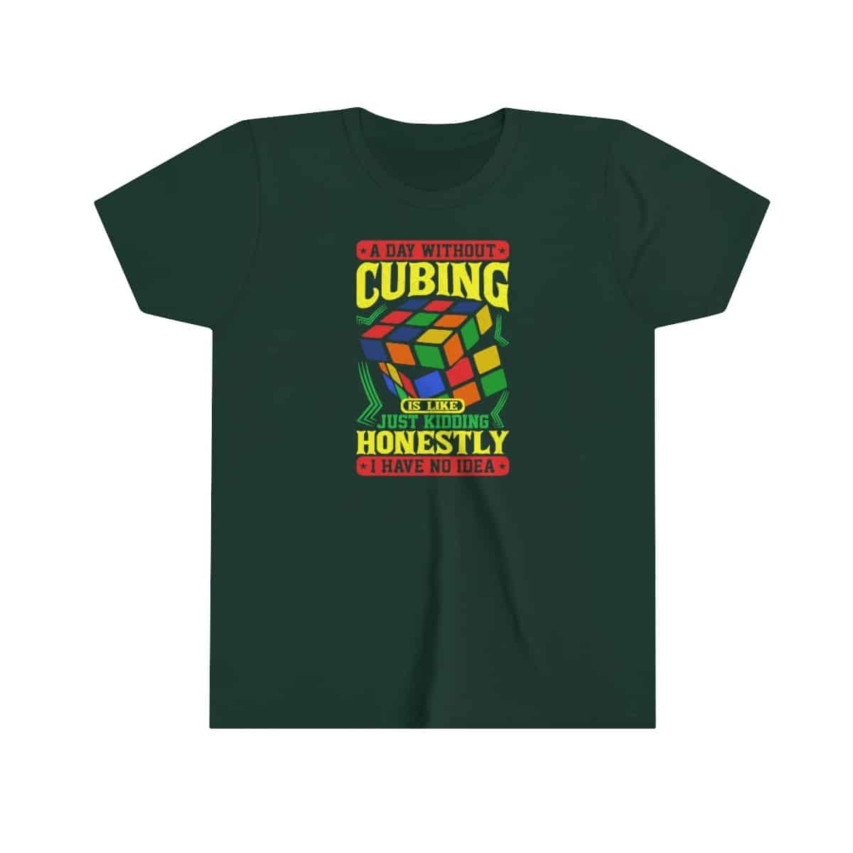 A Day Without Cubing T-Shirt Rubik's Cube Shirt (Youth Sizes) - Image 3