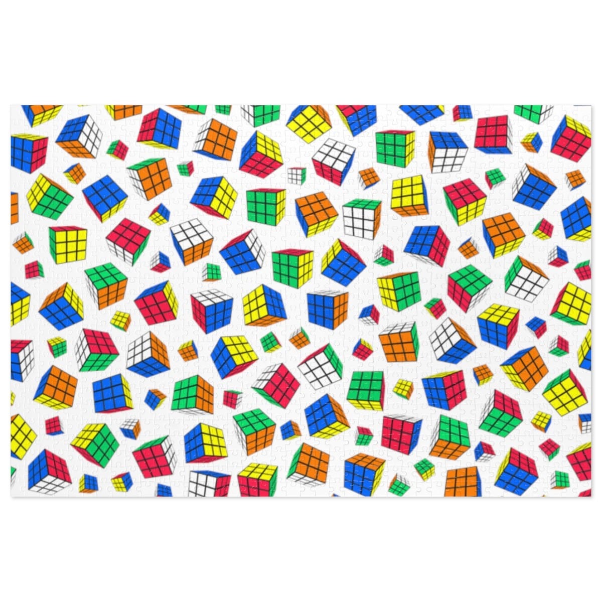 Rubik's Cube Jigsaw Puzzle - 252-500-1000 Piece - Intermediate Edition - Image 2