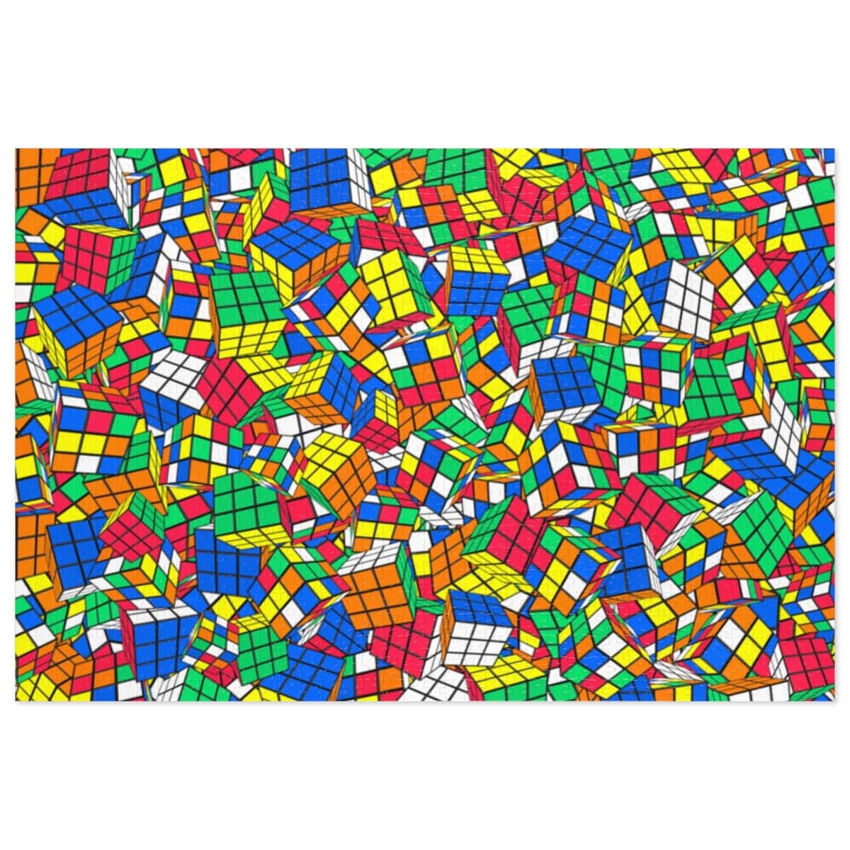 Rubik's Cube Jigsaw Puzzle - 252-500-1000 Piece - Crazy Cubes Edition - Image 7