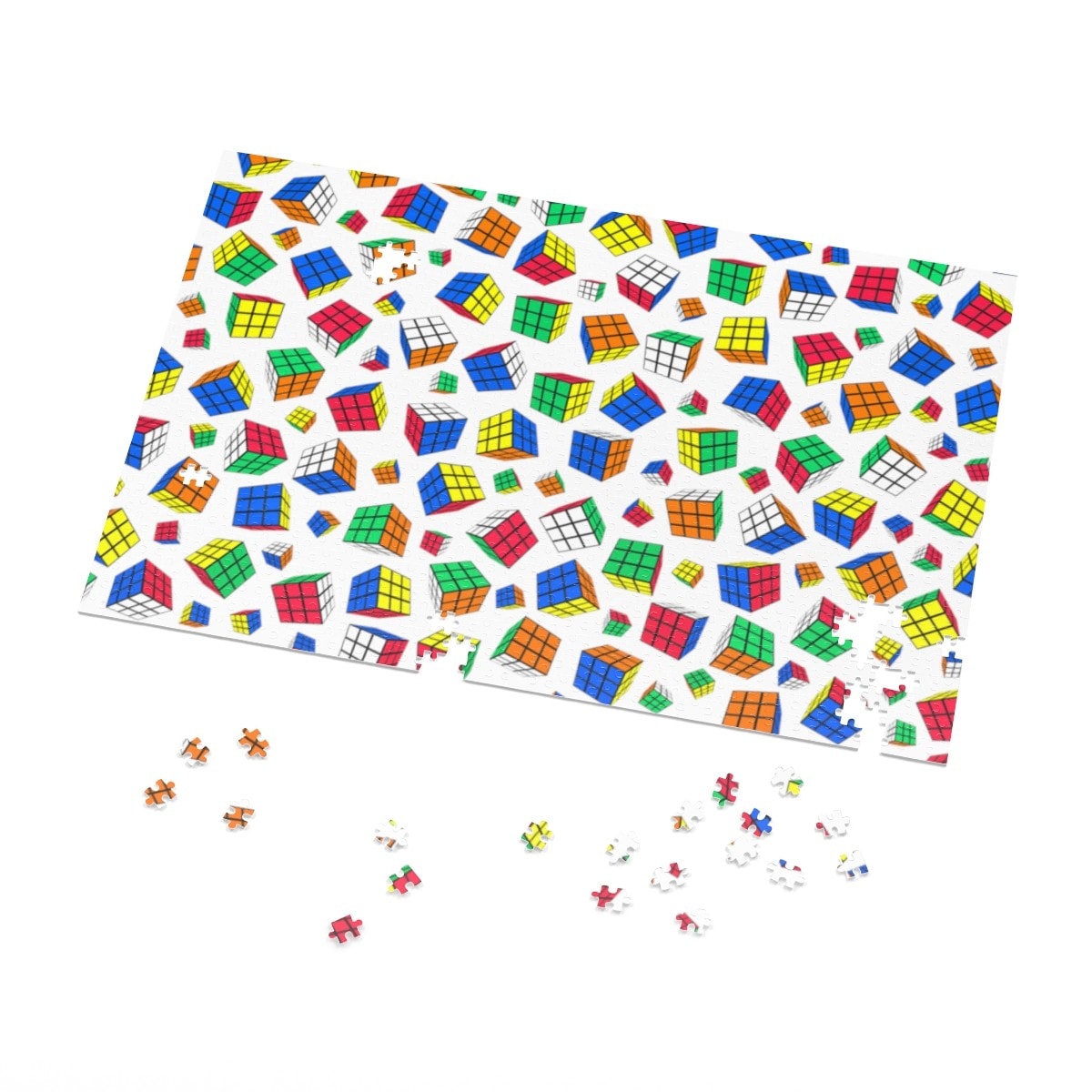 Rubik's Cube Jigsaw Puzzle Intermediate Edition