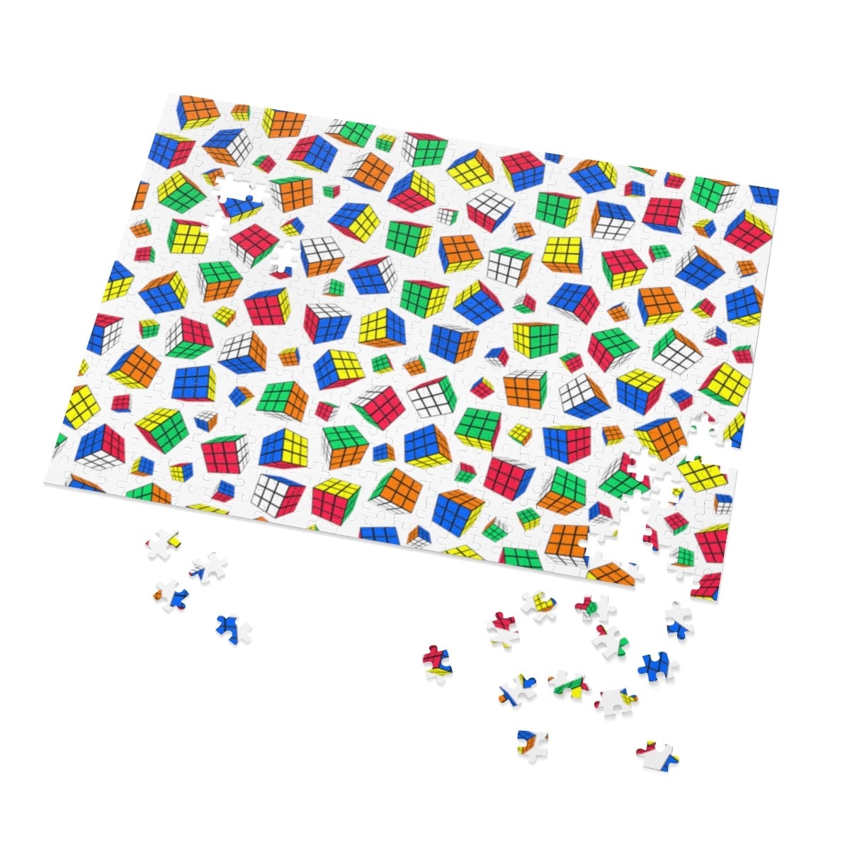 Rubik's Cube Jigsaw Puzzle - 252-500-1000 Piece - Intermediate Edition - Image 8