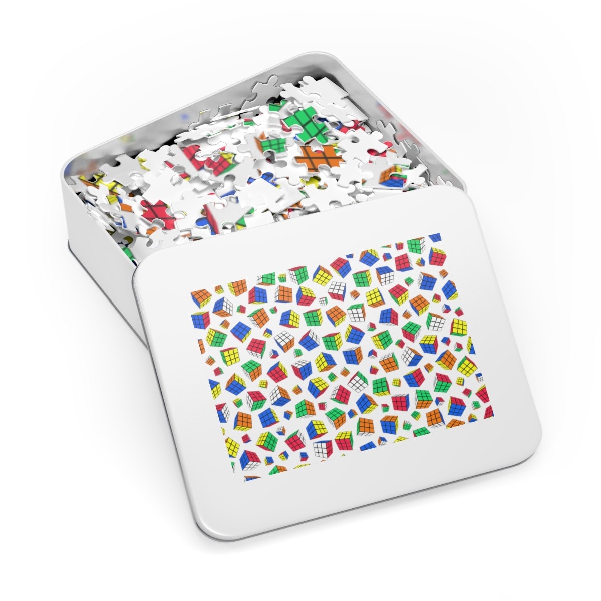 Rubik's Cube Jigsaw Puzzle - 252-500-1000 Piece - Intermediate Edition - Image 9