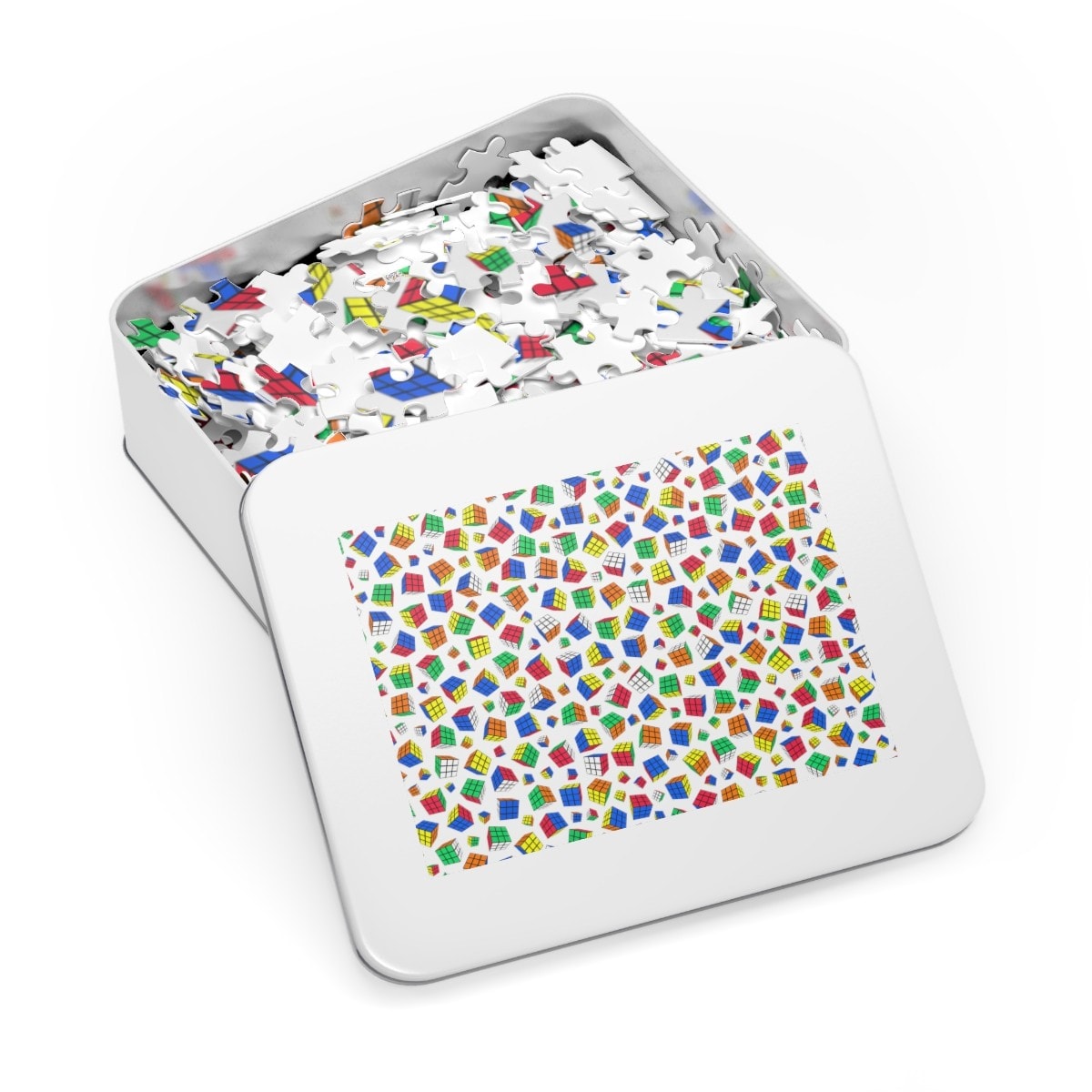 Rubik's Cube Jigsaw Puzzle - 252-500-1000 Piece - Challenge Edition - Image 6