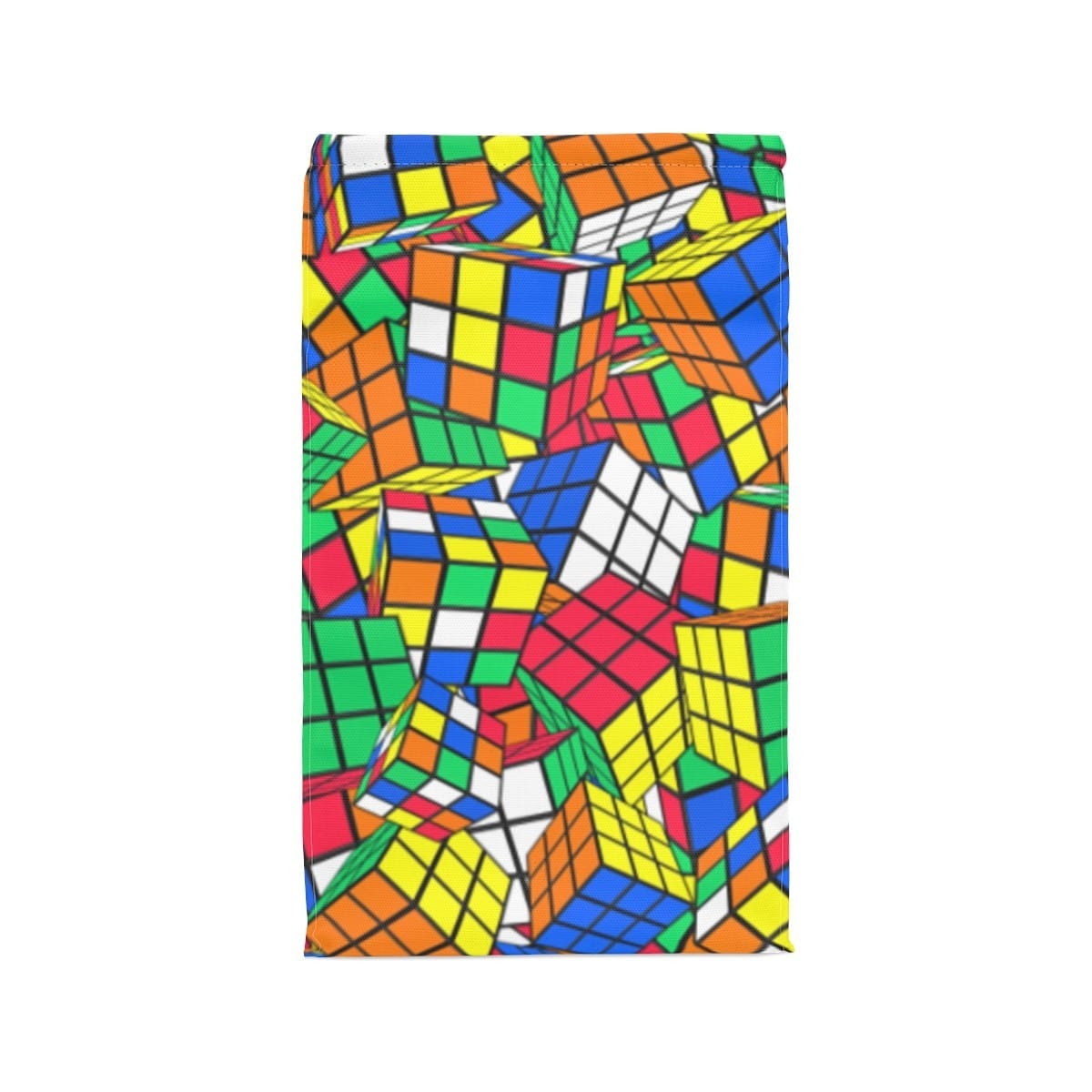 Piles of Cubes Lunch Bag - Rubik's Cube Lunch Bag, Insulated Reusable Lunch Bag, School Lunch Bag, Zero Waste Packaging, Lunch Tote - Image 2