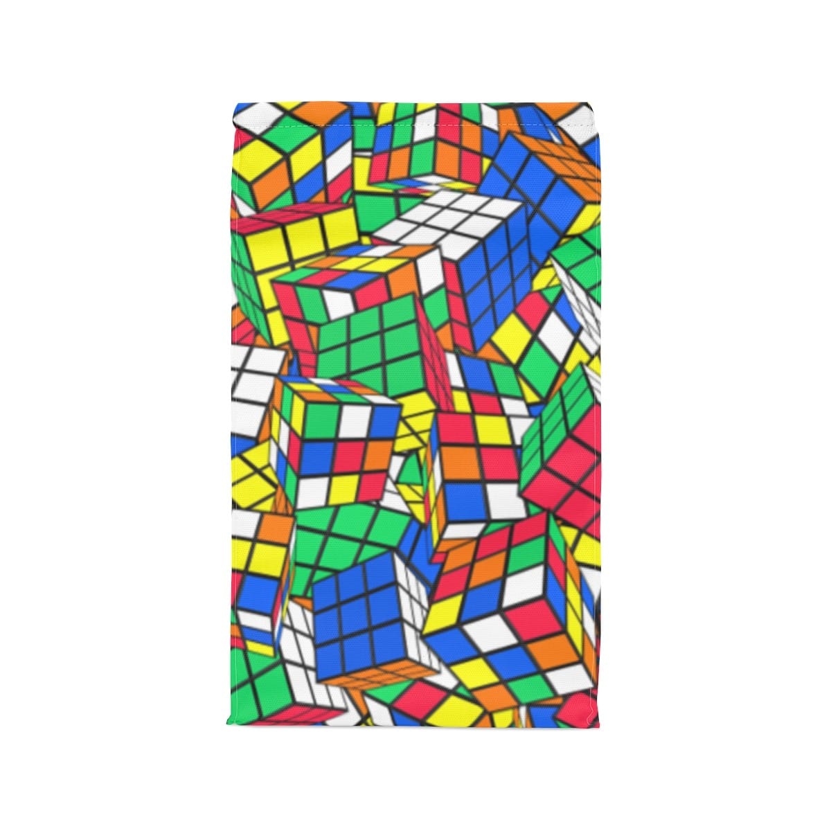 Piles of Cubes Lunch Bag - Rubik's Cube Lunch Bag, Insulated Reusable Lunch Bag, School Lunch Bag, Zero Waste Packaging, Lunch Tote - Image 3