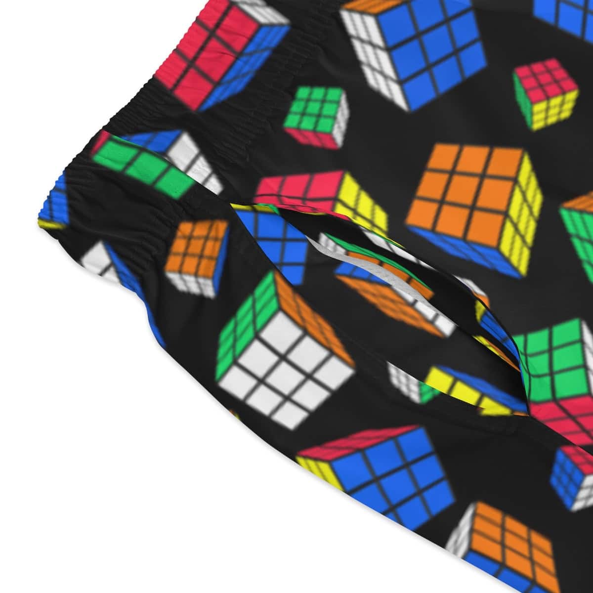 Rubik's Cube Bathing Suit - Cubes All Over - Swim Trunks - Pool and Beach Fun - Image 6