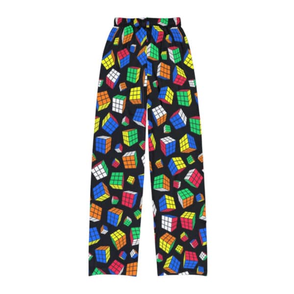 Cubes All Over Rubik's Cube Kids Pajama Pants (Youth) - Image 2