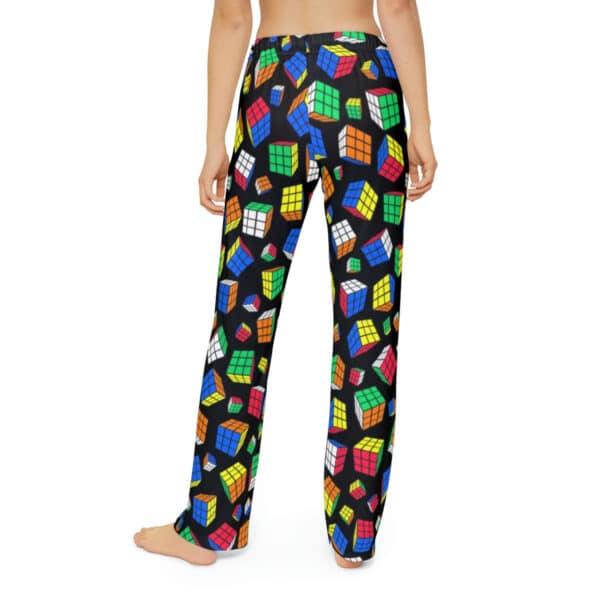 Cubes All Over Rubik's Cube Kids Pajama Pants (Youth) - Image 4
