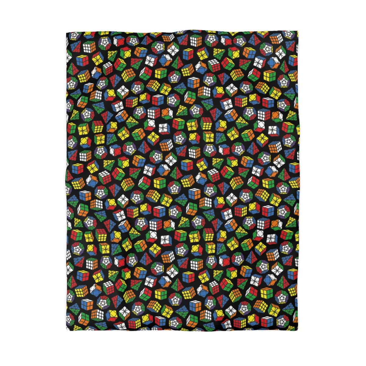 Rubik's Cube Duvet Cover, Pyraminx, Megaminx, Skewb, Square-1 - Bedding, Bedroom Decor - Image 4
