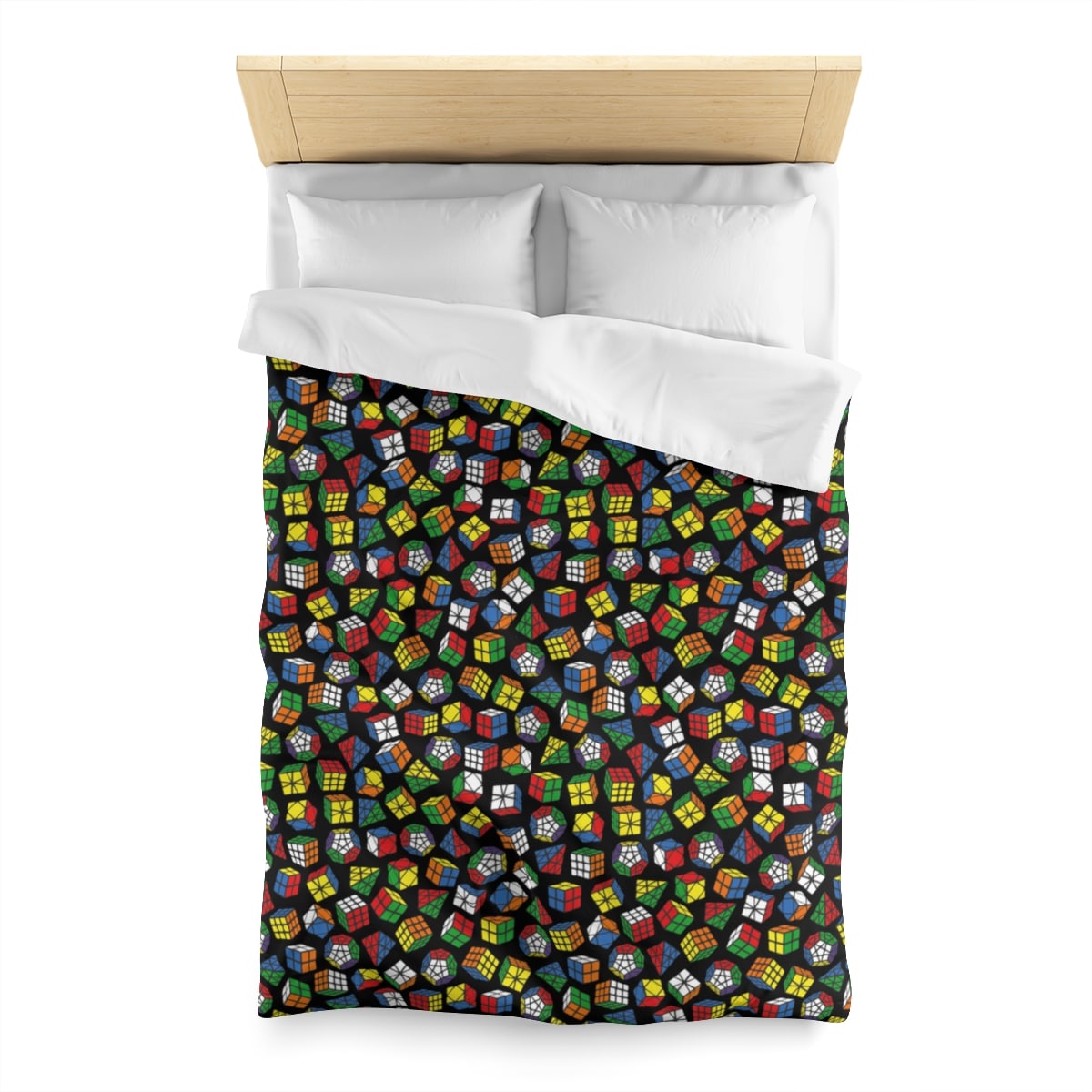 Rubik's Cube Duvet Cover, Pyraminx, Megaminx, Skewb, Square-1 - Bedding, Bedroom Decor - Image 8