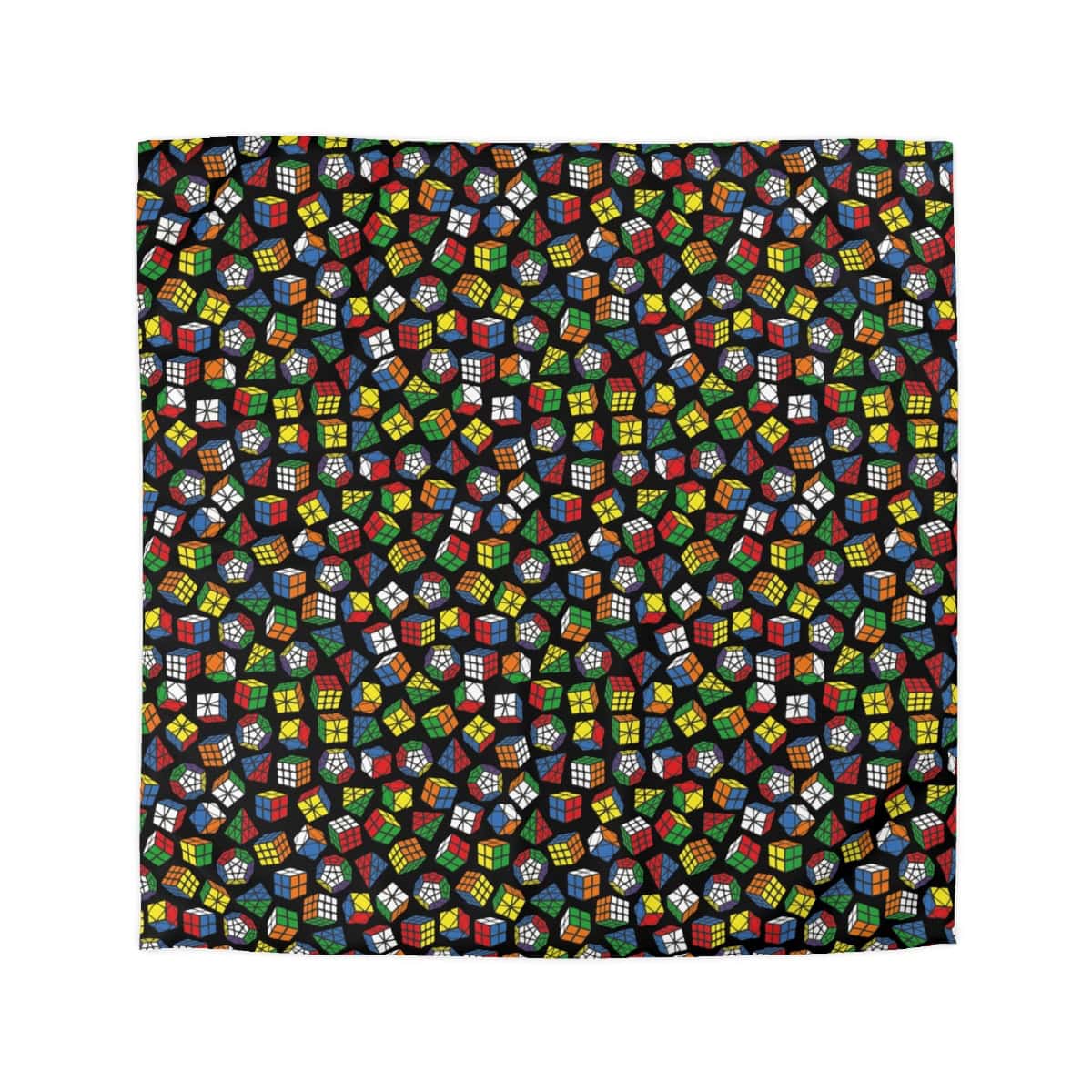 Rubik's Cube Duvet Cover, Pyraminx, Megaminx, Skewb, Square-1 - Bedding, Bedroom Decor - Image 2