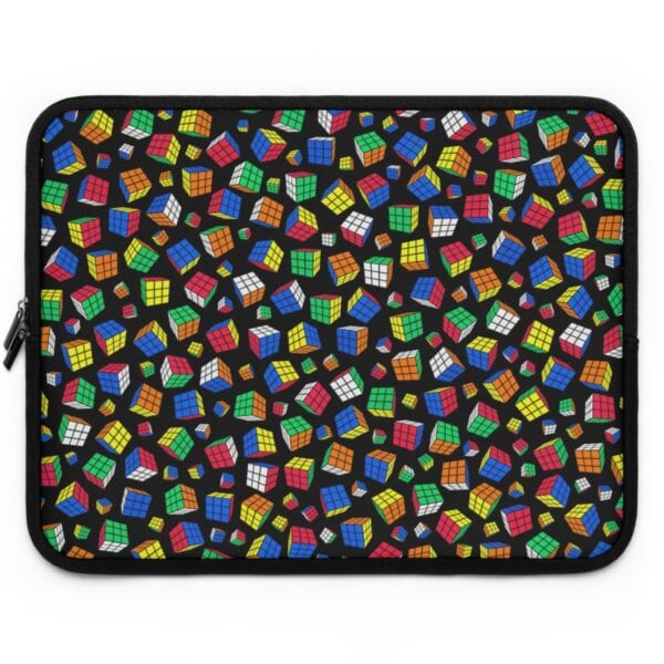 Rubik's Cube Laptop Sleeve Cubes All Over