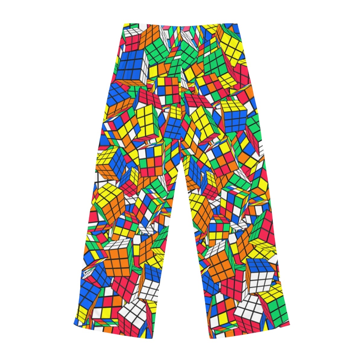 Women's Piles of Cubes - Rubik's Cube Pajama Pants, Sleep Pants, Loungewear, PJs (Adult Sizes) - Image 27
