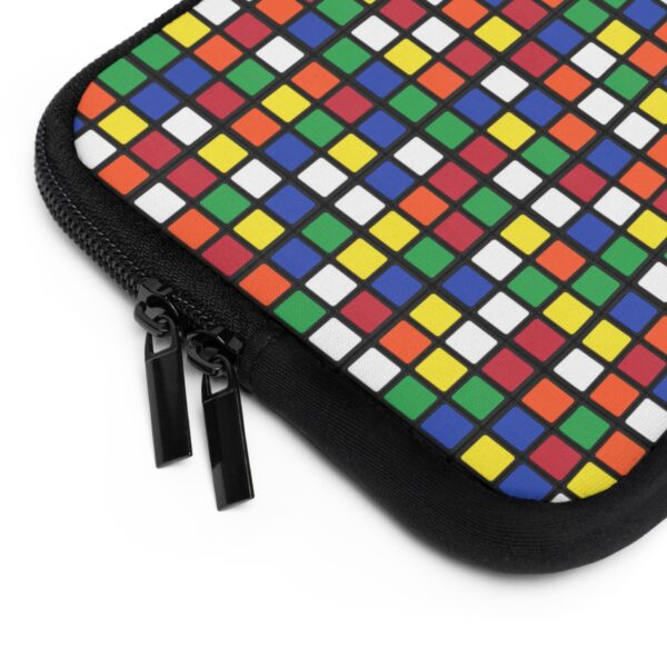 Rubik's Cube Laptop, iPad, Tablet Sleeve (Flat cubes) - Image 7