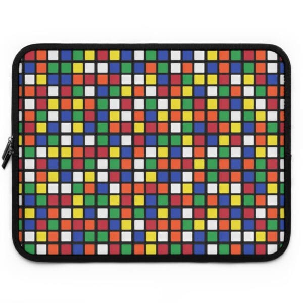 Rubik's Cube Laptop, iPad, Tablet Sleeve (Flat cubes) - Image 17