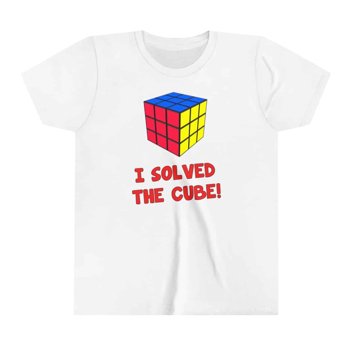 I Solved the Cube! - Rubik's Cube T-Shirt (Youth Sizes) - Image 3