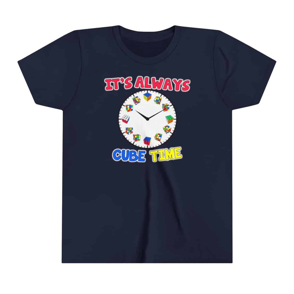 It's Always Cube Time - Rubik's Cube T-Shirt (Youth Sizes)