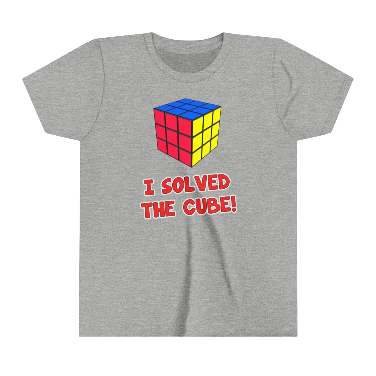 I Solved the Cube! - Rubik's Cube T-Shirt (Youth Sizes) - Image 5