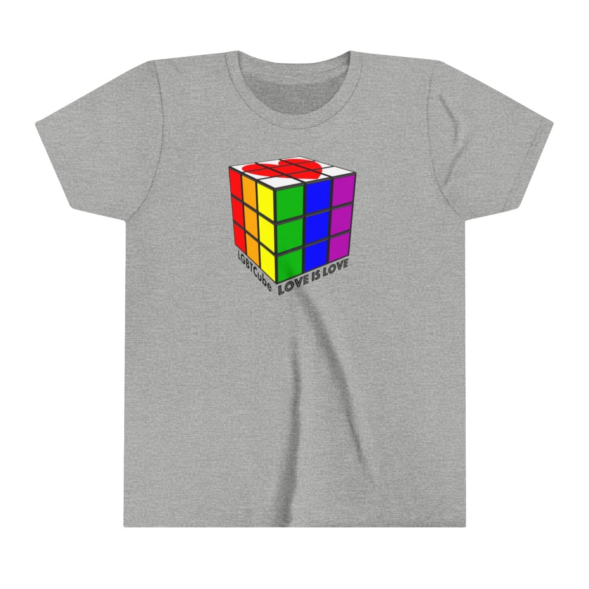 LGBTCube (Youth Sizes) Rubik's Cube T-Shirt - Image 7