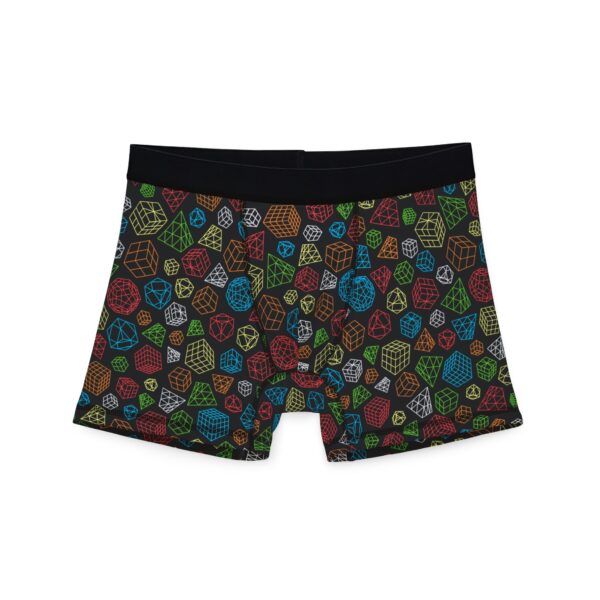 Rubik's Cube Boxers Line Art Cubes