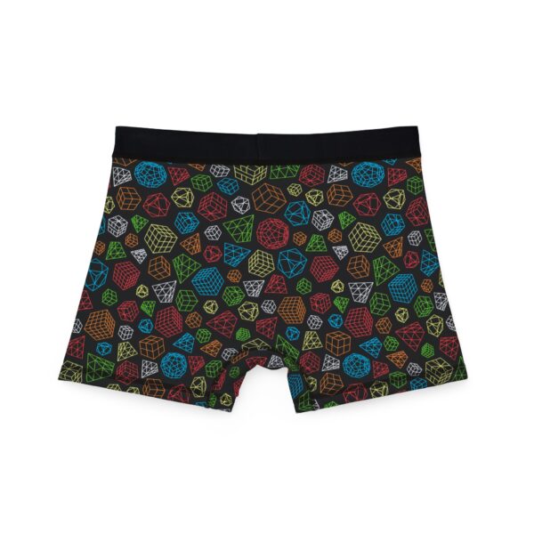 Line Art Cubes - Rubik's Cube Boxer Briefs Underwear - Image 2