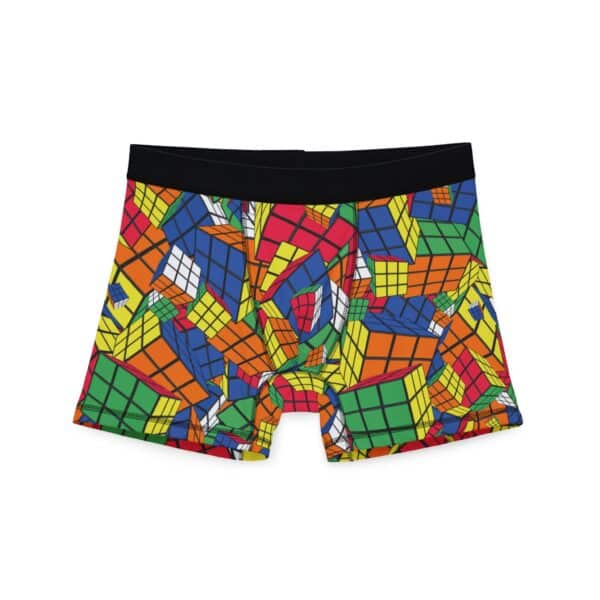 Crazy Cubes - Rubik's Cube Boxer Briefs Underwear