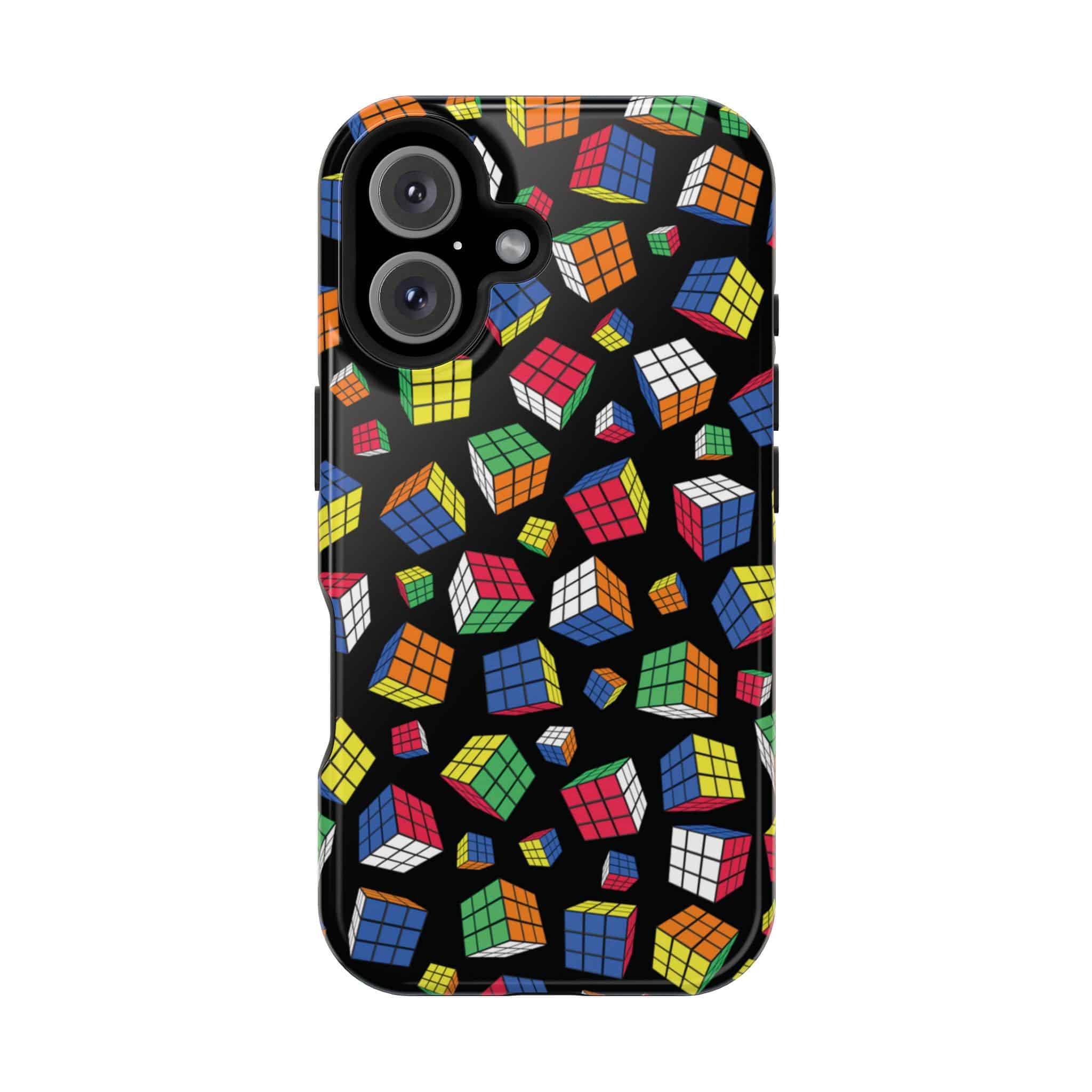 MagSafe 3x3 Puzzles Rubik's Cube iPhone Case - Tough Phone Case
