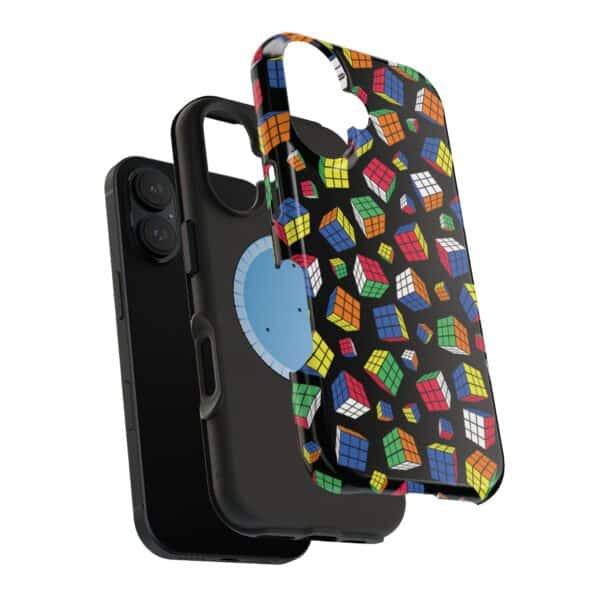 MagSafe 3x3 Puzzles Rubik's Cube iPhone Case - Tough Phone Case - Image 3