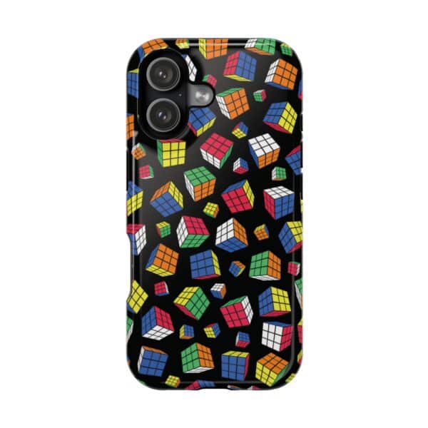 MagSafe 3x3 Puzzles Rubik's Cube iPhone Case - Tough Phone Case - Image 4