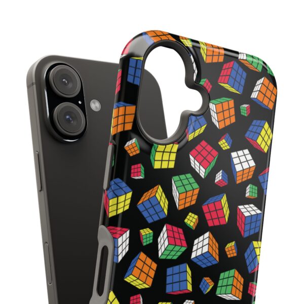 MagSafe 3x3 Puzzles Rubik's Cube iPhone Case - Tough Phone Case - Image 2