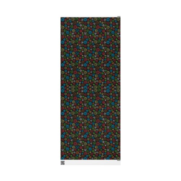 Line Art Cubes Rubik's Cube Gift Wrap - wrapping paper, holiday, birthday - Image 5