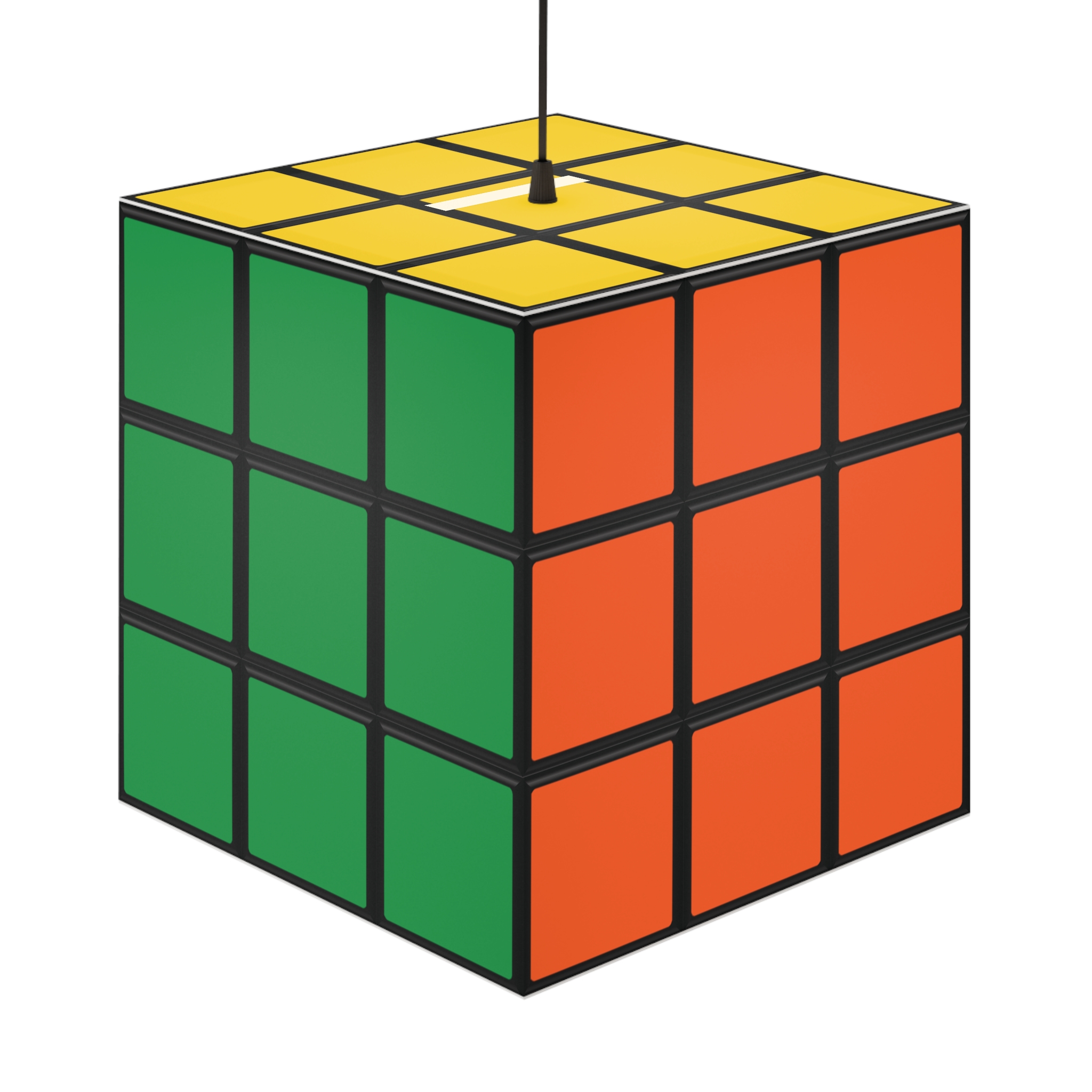 Solved Rubik's Cube Lamp - Image 7