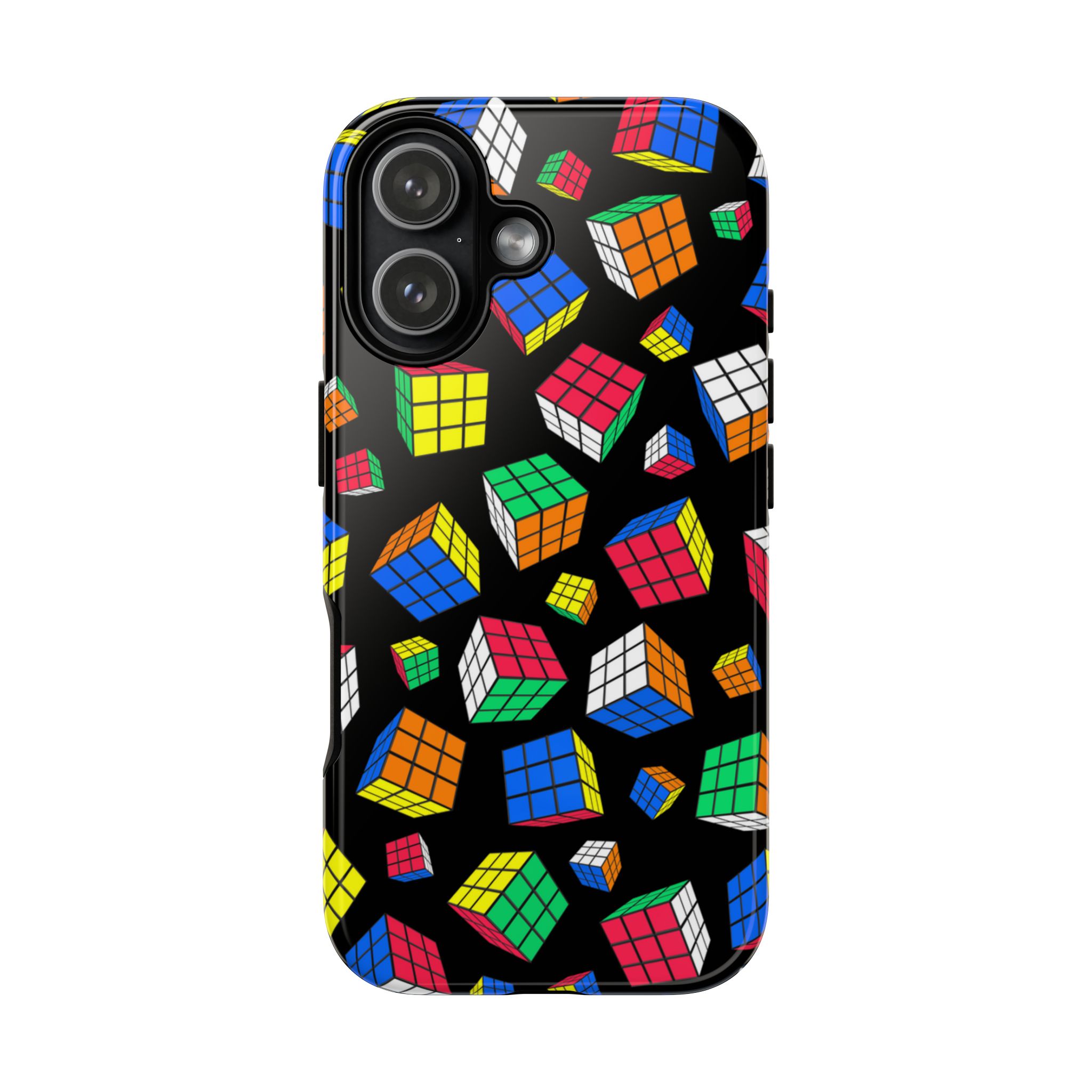 Cubes All Over - Rubik's Cube Phone Cases - Tough Case - Image 4