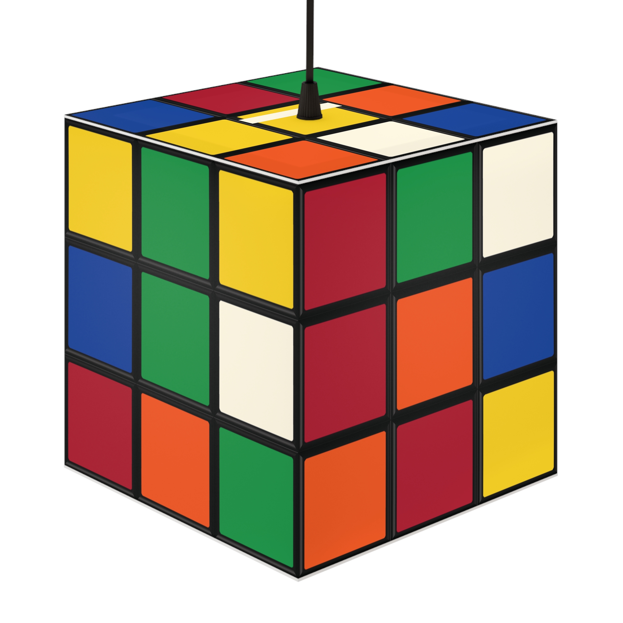 Scrambled Rubik's Cube Lamp - Image 2