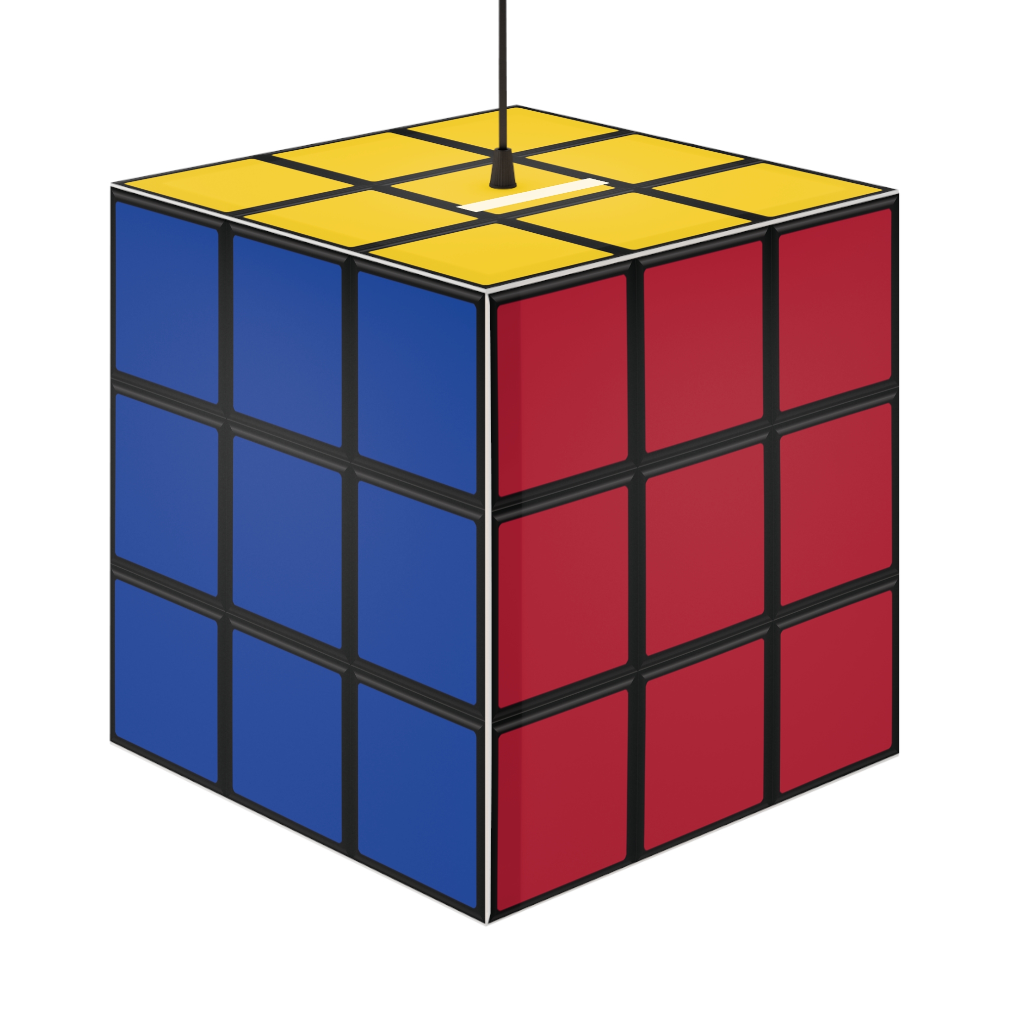 Solved Rubik's Cube Lamp - Image 6