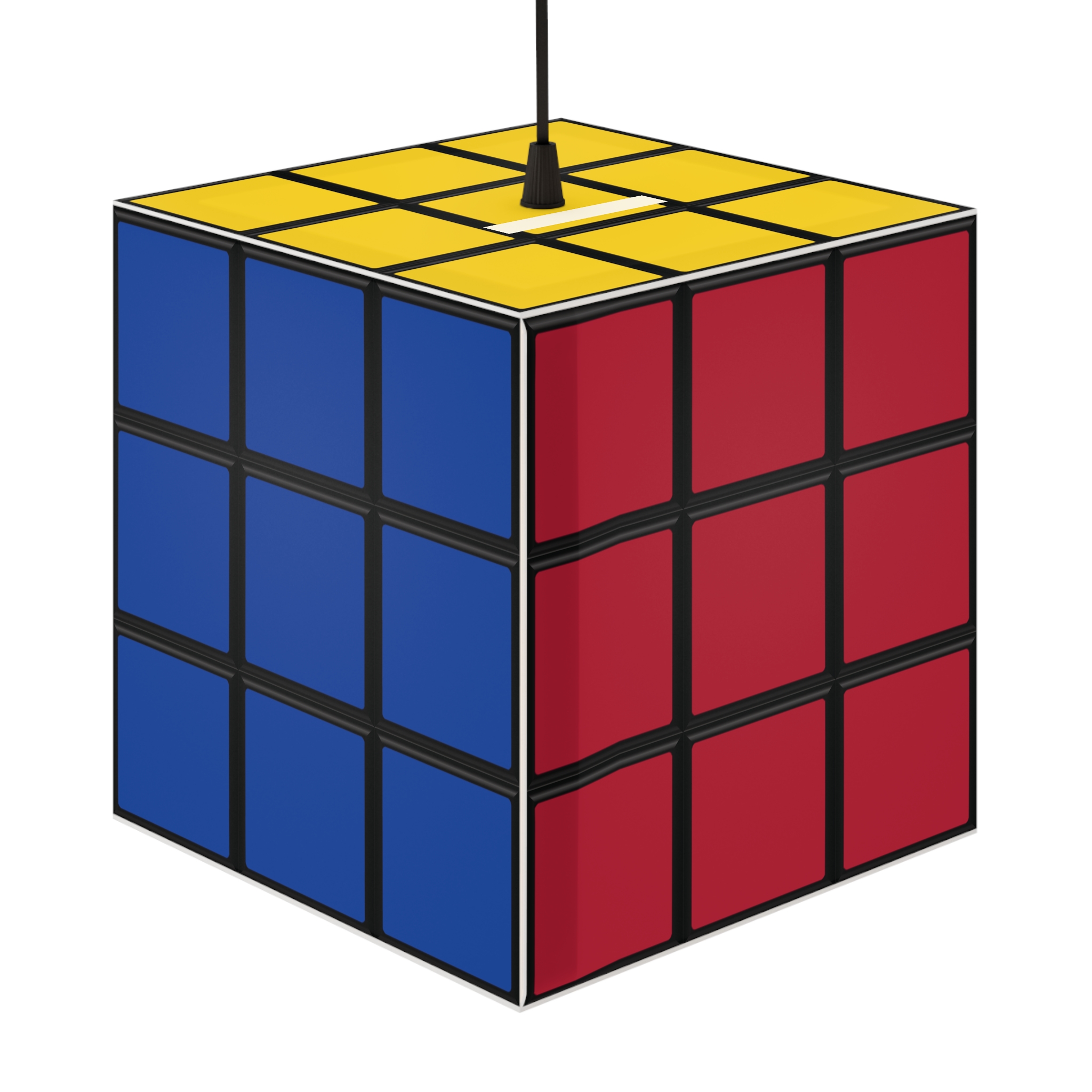 Solved Rubik's Cube Lamp